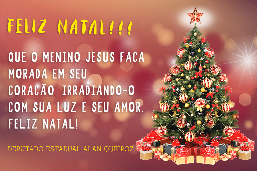 Feliz Natal: Deputado Estadual Alan Queiroz - News Rondônia