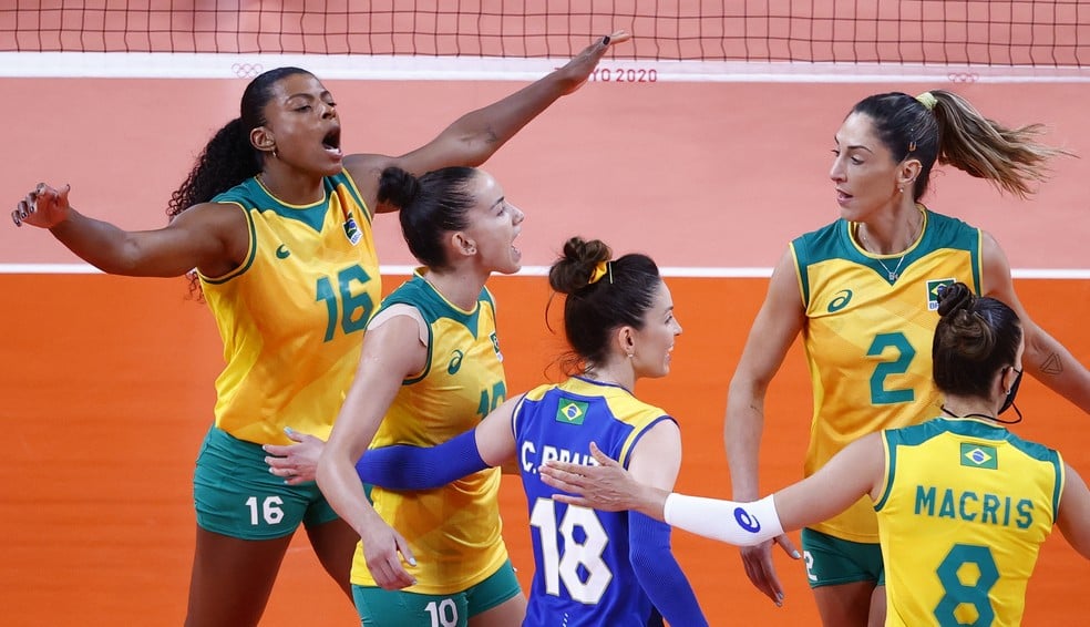Brasil passa fácil pela Coreia e vai à final do vôlei feminino contra EUA - News Rondônia