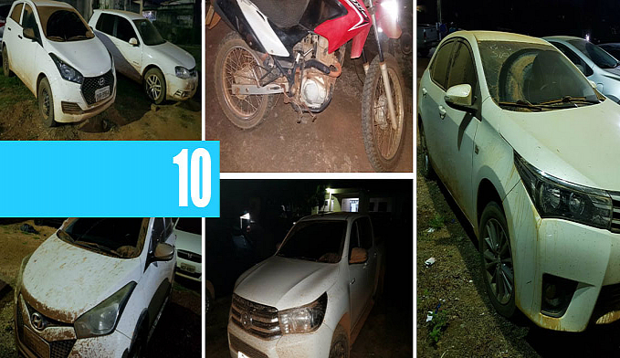 POLÍCIA CIVIL E BATALHÃO DE CHOQUE RECUPERAM CARROS ROUBADOS EM GARAGEM DE LEILÕES - News Rondônia