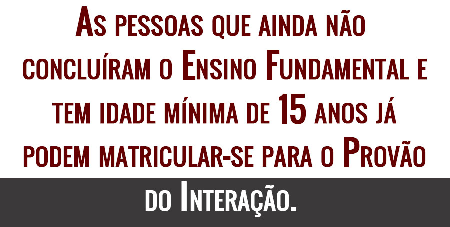 NOVO PROVÃO ACELERADO INTERAÇÃO - News Rondônia