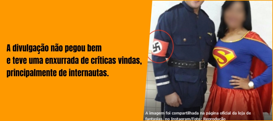 Acre: dona de loja poderá responder a processo por divulgar fantasia de cunho nazista: não sabia que era crime - News Rondônia