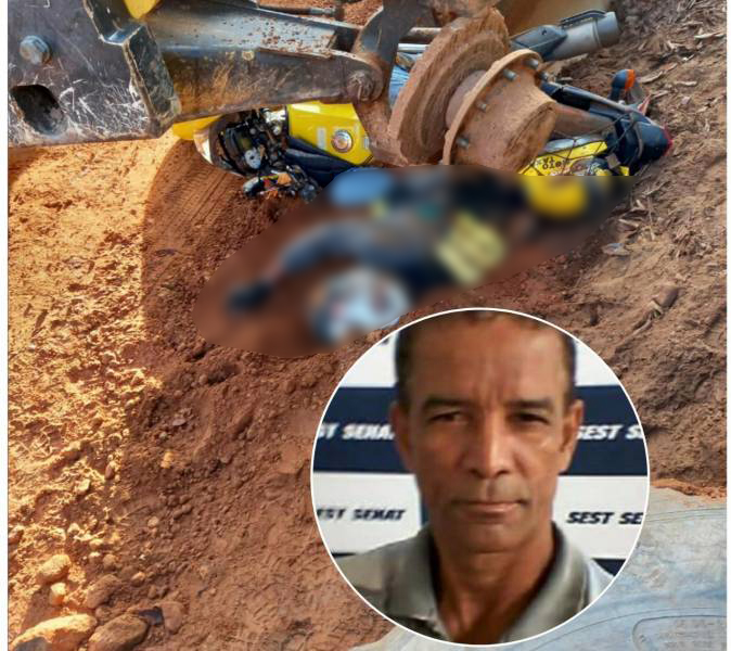 URGENTE - Mototaxista morre após colidir em trator da prefeitura; VEJA VÍDEO - News Rondônia