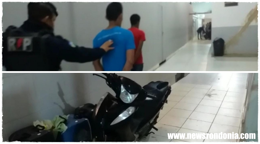 RASTREADA: Ex-presidiários são presos com moto furtada na zona sul - News Rondônia