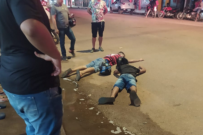 ARMA DE BRINQUEDO - Assaltantes são atropelados e presos na zona sul da capital - News Rondônia