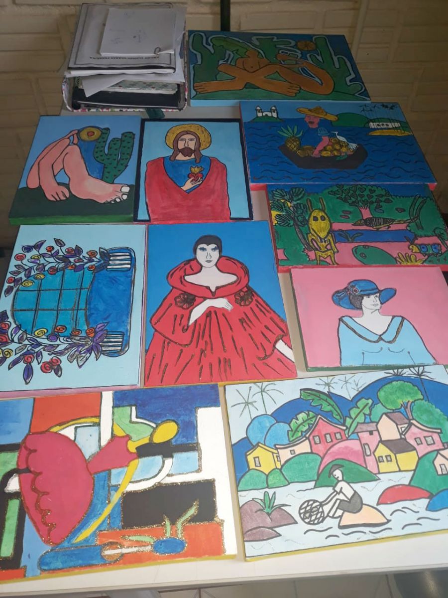 ALUNOS DA ESCOLA MUNICIPAL ULISSES SOARES LEVAM PARA AS TELAS OBRAS DE TARSILA DO AMARAL - News Rondônia