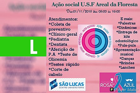 PORTO VELHO: CARRETA DO HOSPITAL DO AMOR ATENDERÁ NA UBS AREAL DA FLORESTA NESTA QUINTA - News Rondônia