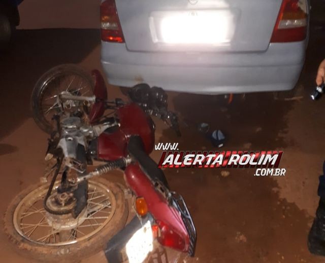 ROLIM DE MOURA - FORAGIDO DA JUSTIÇA É RECAPTURADO PELA PM, APÓS PRATICAR ROUBO UTILIZANDO MOTO ROUBADA, E NA FUGA COLIDIR CONTRA VEÍCULO ESTACIONADO - News Rondônia