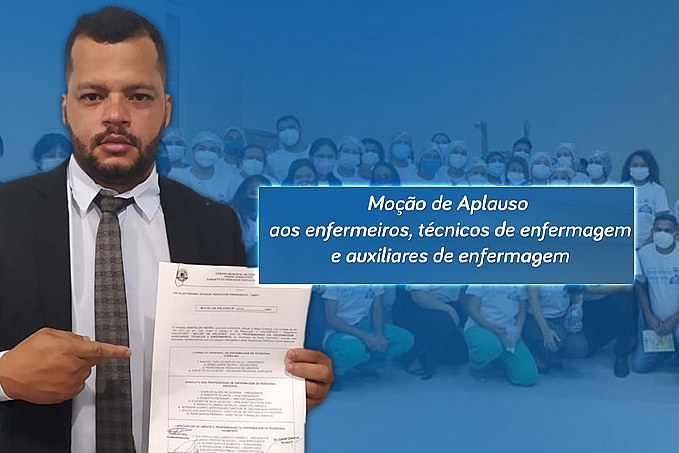 HOMENAGEM  Profissionais da saúde recebem Moção de Aplausos propostas pelo vereador Edevaldo Neves - News Rondônia