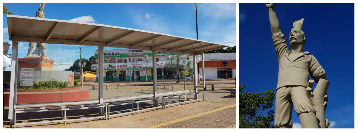 EXEMPLO: EMPRESAS ADOTAM PARADA DE ÔNIBUS E DEIXA CIDADE MAIS BONITA - News Rondônia