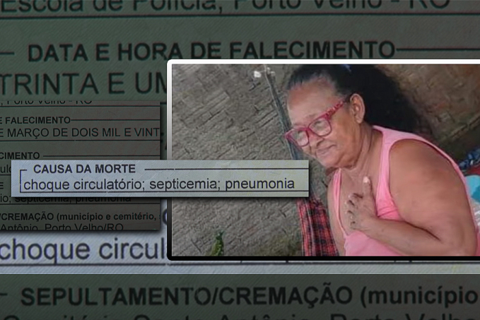 Atestado de óbito apontou Covid-19, mas família nega e diz que dona de casa chegou ao JP II vítima de um AVC - News Rondônia