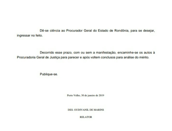 INFORMATIVO DO SINGEPERON REFERENTE A LIMINAR NÃO CONCEDIDA PELO DESEMBARGADOR - News Rondônia