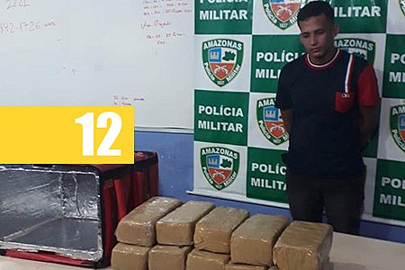 FALSO ENTREGADOR DE PIZZA É PRESO DURANTE DELIVERY DE 15KG DE DROGAS EM MANAUS - News Rondônia