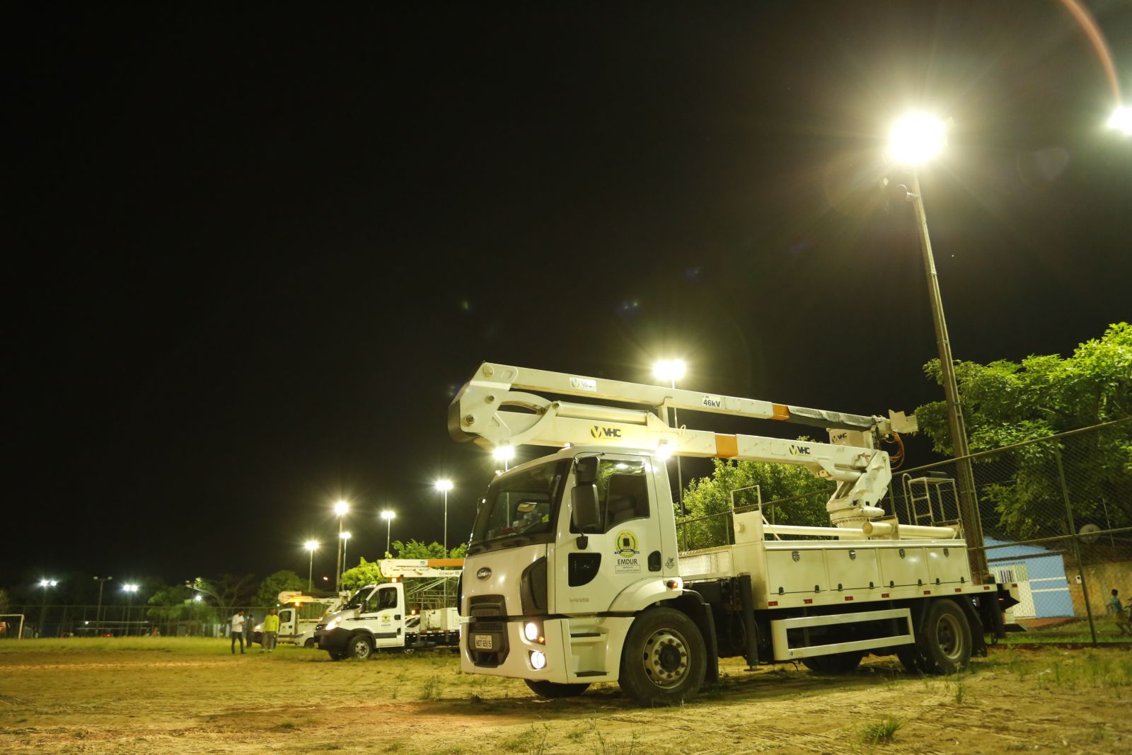 COMPLEXO ESPORTIVO DO CONJUNTO JAMARY É TOTALMENTE ILUMINADO PELA PREFEITURA - News Rondônia