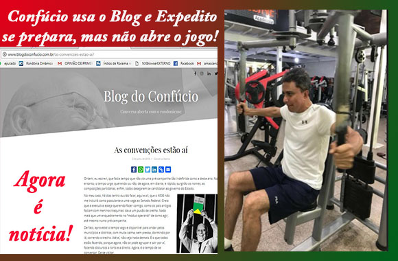 EXPEDITO FECHA FRENTÃO, MAS SÓ ANUNCIARÁ CANDIDATURA DEPOIS DA COPA. E O BOATO SOBRE CONFÚCIO VIRA NOTÍCIA - News Rondônia