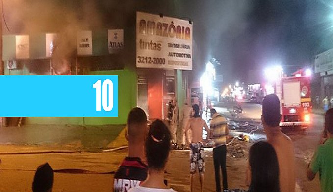 INCÊNDIO CAUSA GRANDE DESTRUIÇÃO EM LOJA DE TINTAS NA CAPITAL - FOTOS E VÍDEO - News Rondônia