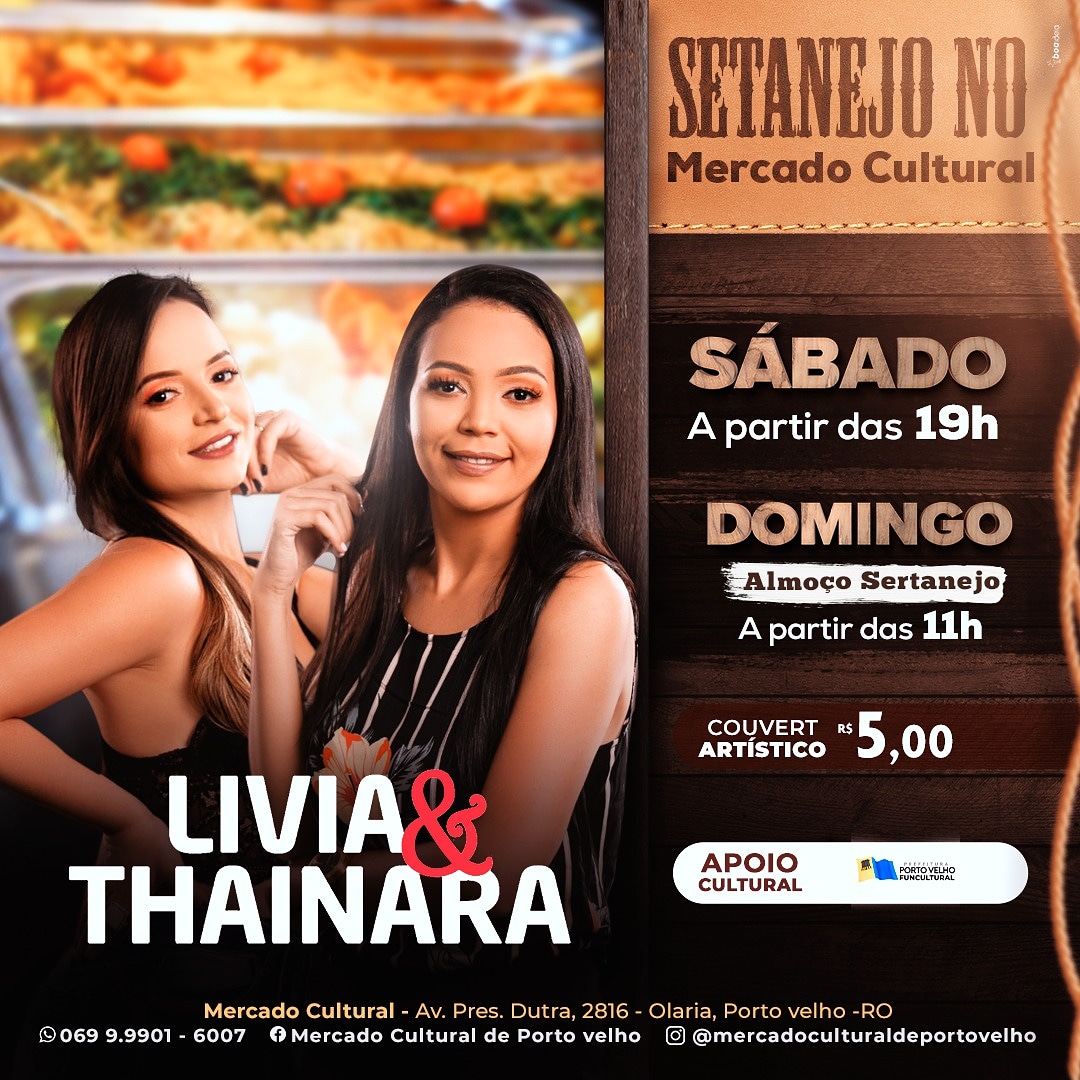 CULTURA - Apresentações de músicos e eventos gastronômicos neste final de semana no Mercado Cultural - News Rondônia