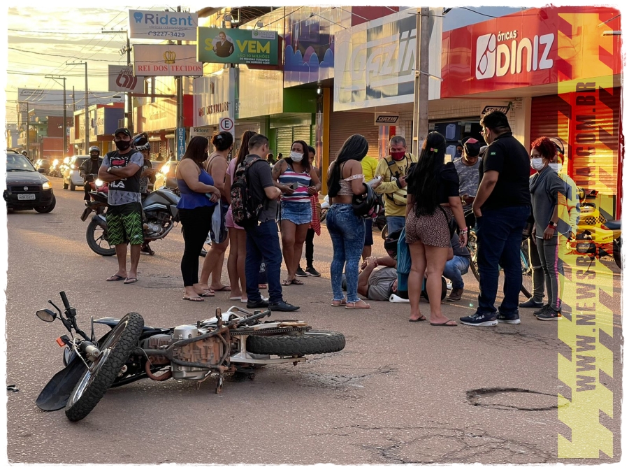 Acidente entre motocicletas deixa vítima com lesões graves em Porto Velho - News Rondônia