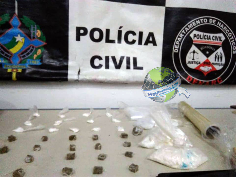DENARC INVESTIGA E PRENDE VENDEDOR DE DROGAS NO BAIRRO APONIÃ - News Rondônia