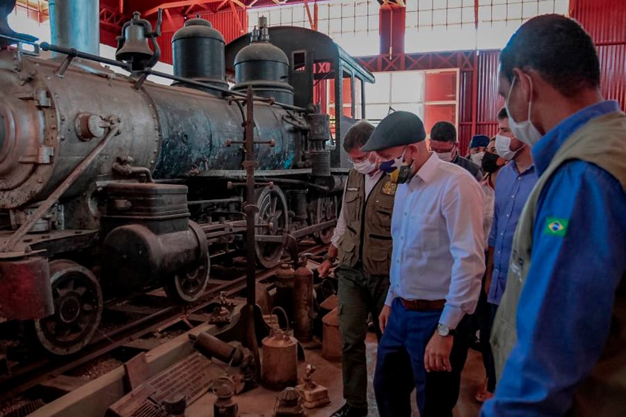 Governo de Rondônia acompanha visita técnica do ministro do turismo ao Complexo da Estrada de Ferro Madeira-Mamoré - News Rondônia