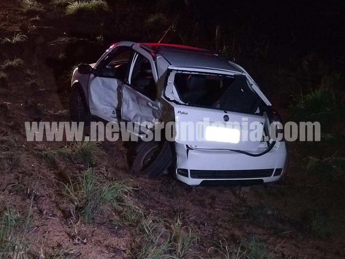 Grave acidente na Br-364 deixa motorista presa às ferragens e passageiro com lesões na cabeça - News Rondônia
