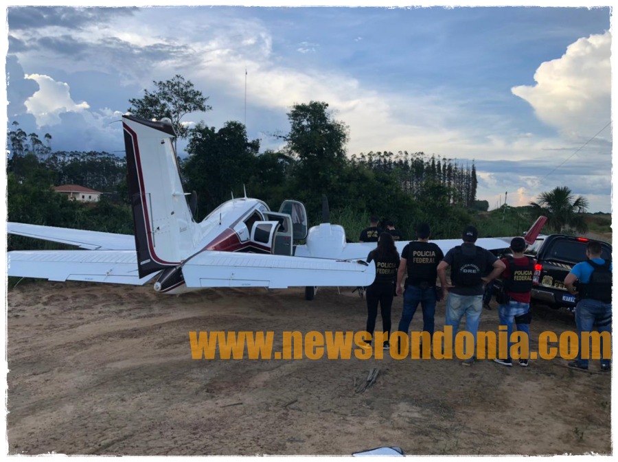 Polícia Federal e Força Aérea Brasileira interceptam aeronave carregada com 579 kg de cocaína em Rondônia - News Rondônia