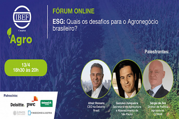 Conab debate os desafios do ESG no agronegócio em fórum virtual - News Rondônia