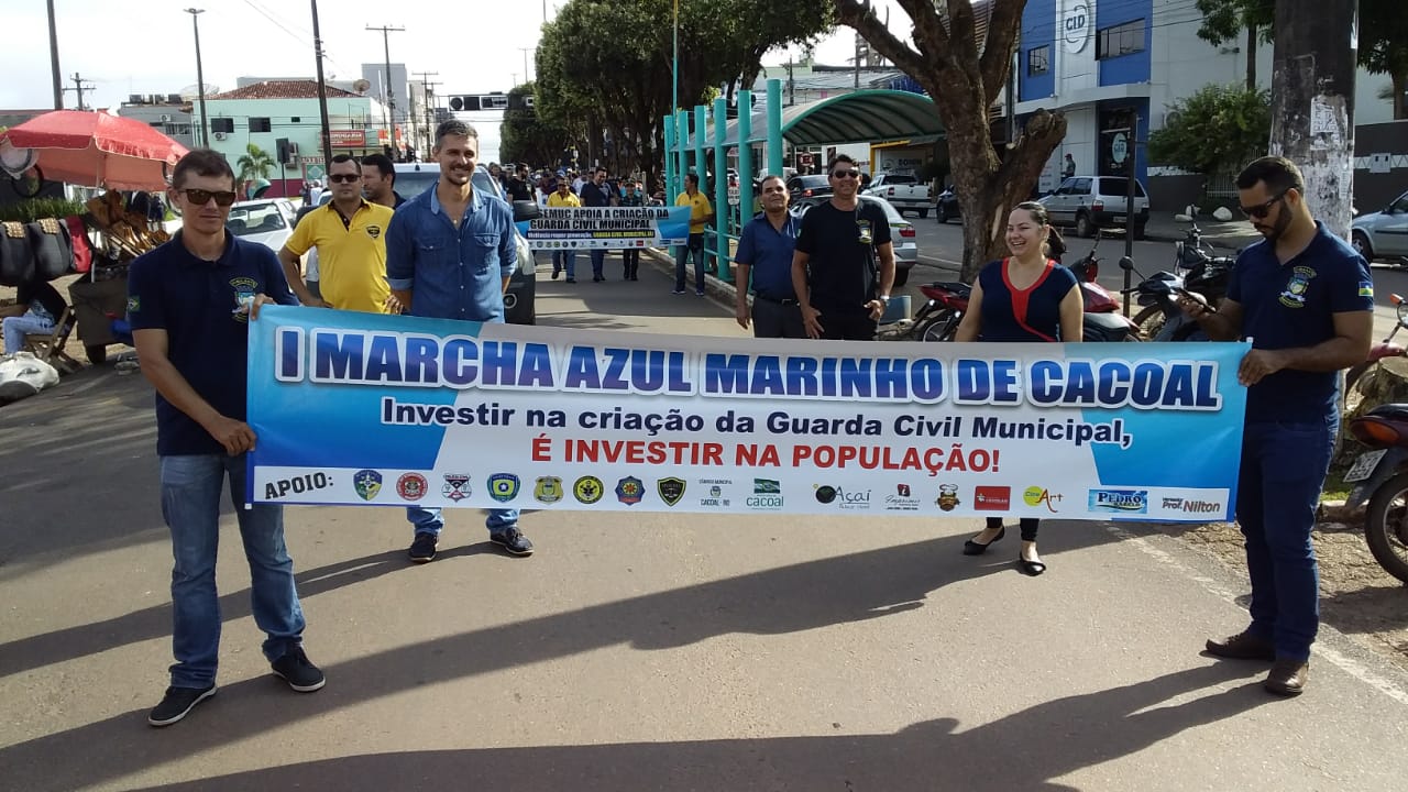 1ª MARCHA AZUL MARINHO DE CACOAL SUPERA EXPECTATIVAS EM PÚBLICO E ACEITAÇÃO POR AUTORIDADES - News Rondônia