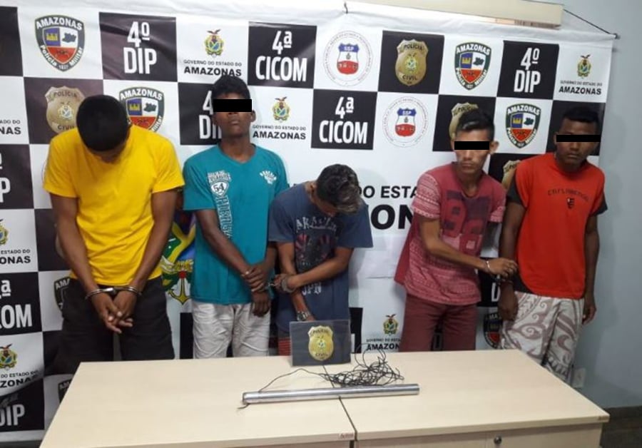 CINCO HOMENS SÃO PRESOS POR TORTURAR E QUASE MATAR AJUDANTE DE PEDREIRO NA ZL DE MANAUS - News Rondônia