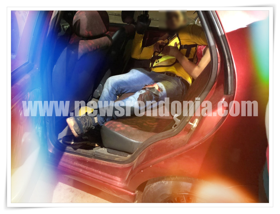 Mototaxista quase perde a perna ao colidir de frente com carro na zona sul da capital - News Rondônia