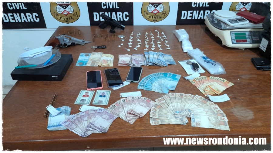 AÇÃO RÁPIDA: Denarc prende distribuidores de drogas em Porto Velho - News Rondônia