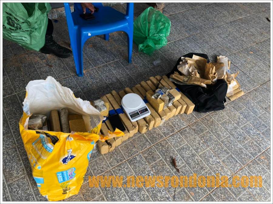 Polícia Militar prende cinco pessoas e apreende quase 30Kg de maconha na zona norte de Porto Velho - News Rondônia