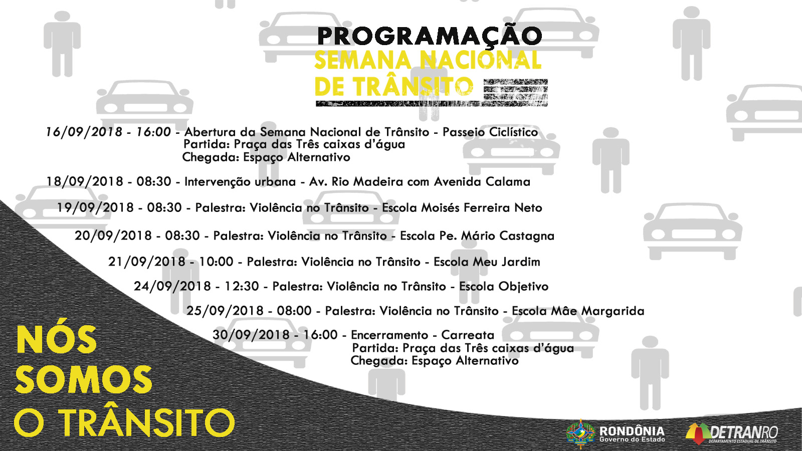 REDUÇÃO DA VIOLÊNCIA NO TRÂNSITO É META DA SEMANA NACIONAL DE TRÂNSITO - News Rondônia