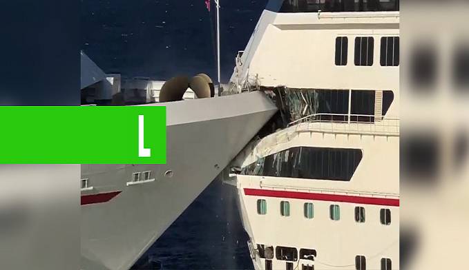 COLISÃO: PASSAGEIRO REGISTRA NAVIOS DE CRUZEIRO COLIDINDO PERTO DE ILHA NO MÉXICO (VÍDEO) - News Rondônia