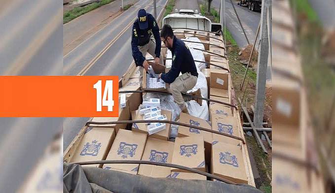 PRF APREENDE MAIS DE 110 MIL MAÇOS DE CIGARRO CONTRABANDEADOS EM PIMENTA BUENO - News Rondônia