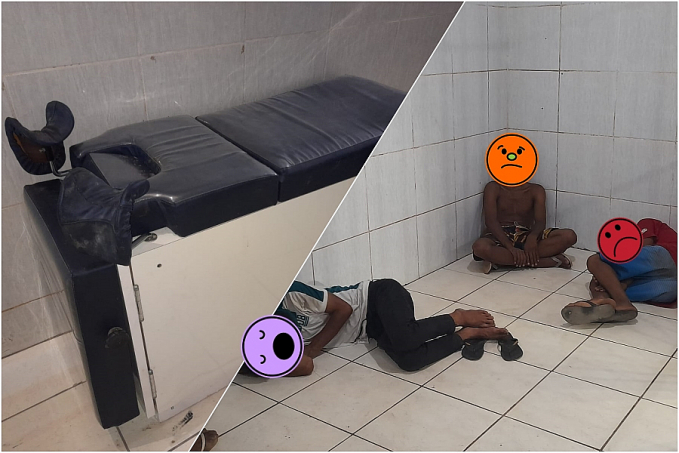 CARAS DE PAU: Trio é preso furtando maca de clínica desativada no centro - News Rondônia