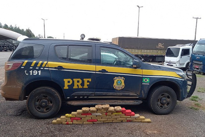 Em Vilhena/RO, PRF apreende quase 55 kg de Pasta Base - News Rondônia