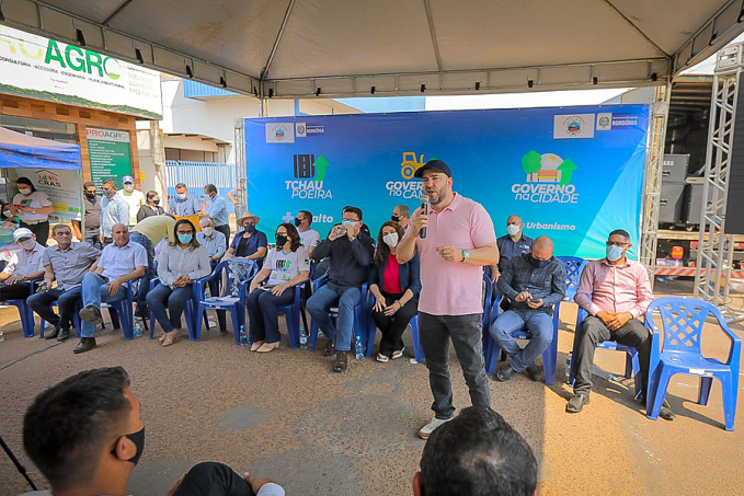 Presidente Alex Redano participa do lançamento do Tchau Poeira em Cerejeiras - News Rondônia