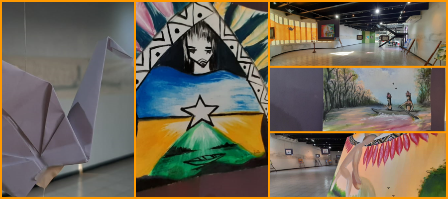 Exposição 'Laços Fraternos', da artista plástica, Gleiciane Prata chega ao fim na Ivan Marrocos - News Rondônia