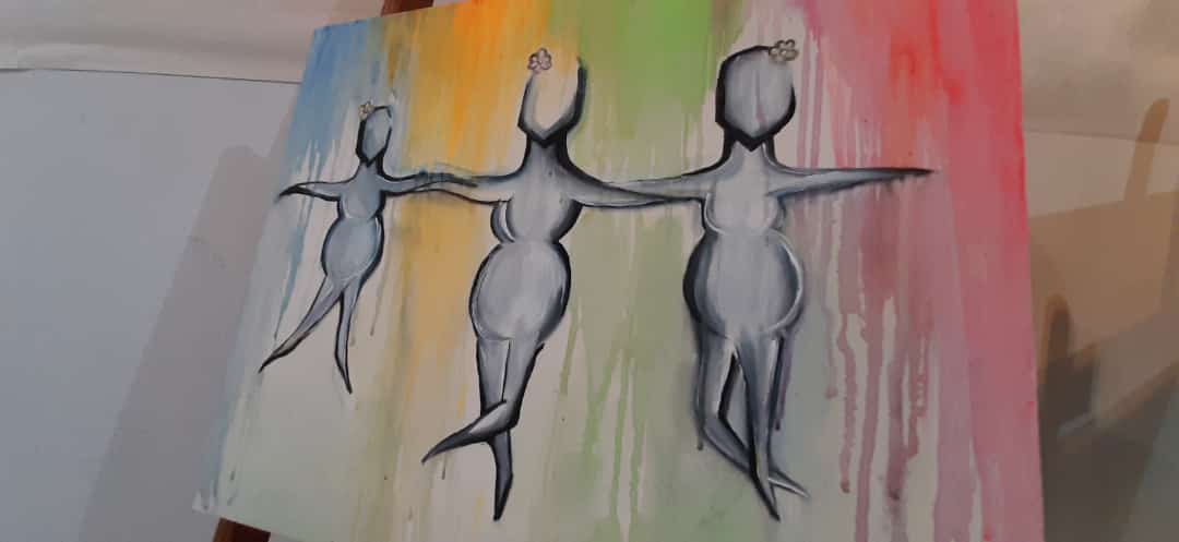 Exposição 'Laços Fraternos', da artista plástica, Gleiciane Prata chega ao fim na Ivan Marrocos - News Rondônia