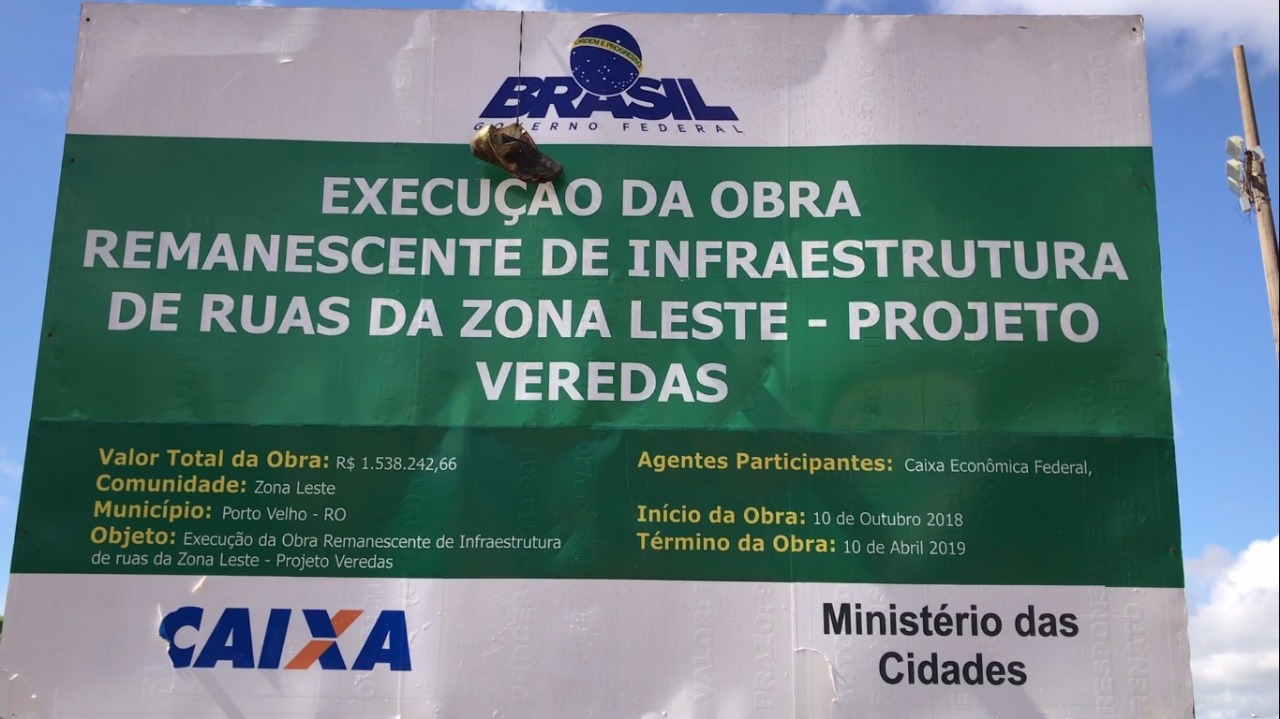APÓS SEIS MESES, OBRA DE R$1,5 MILHÃO DA PREFEITURA NO BAIRRO SOCIALISTA NÃO SAIU DO PAPEL - News Rondônia