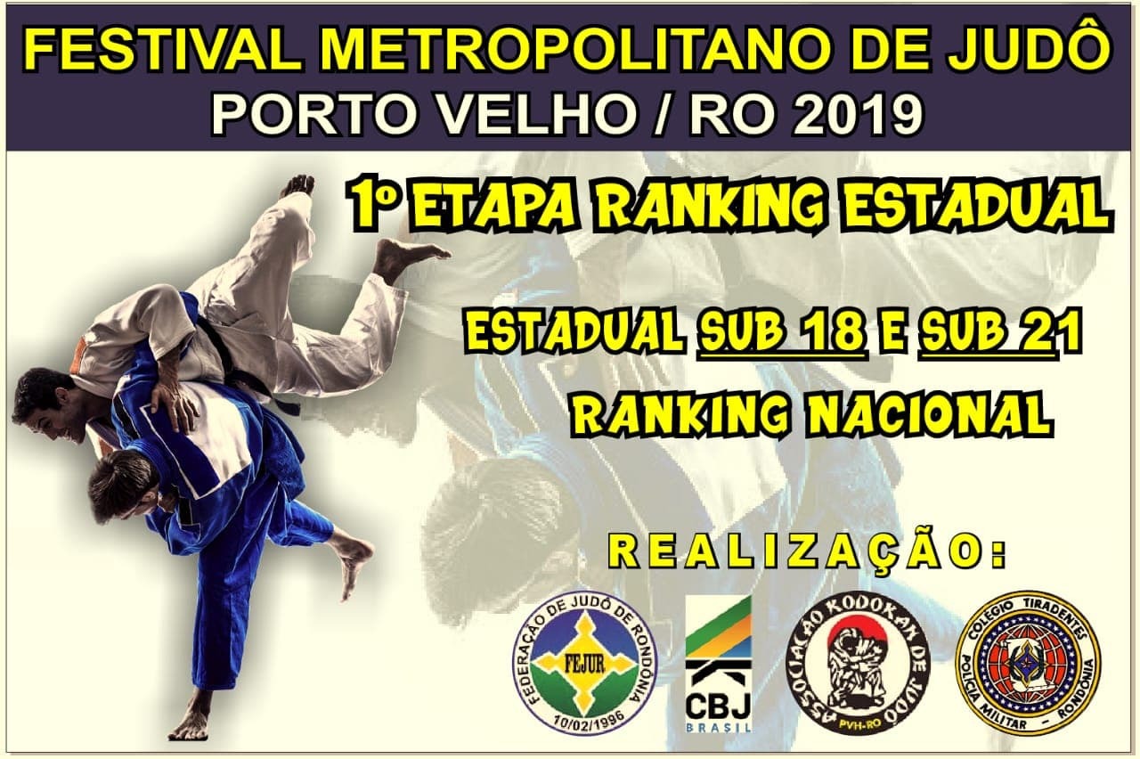 JUDOCAS DISPUTAM FESTIVAL METROPOLITANO E CAMPEONATO ESTADUAL NESTE SÁBADO, EM PORTO VELHO - News Rondônia
