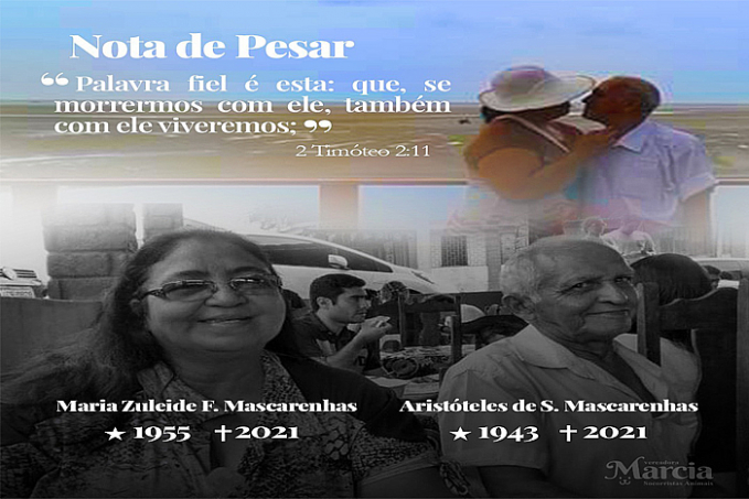 Vereadora Márcia Socorristas Animais lamenta a morte do Presbítero Aristóteles e sua esposa vítimas da Covid-19 - News Rondônia