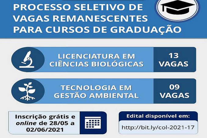 IFRO Campus Colorado do Oeste oferta vagas remanescentes em cursos de graduação - News Rondônia