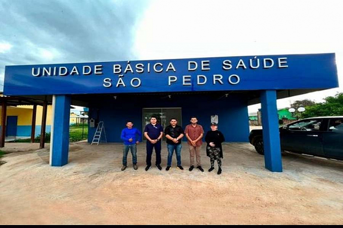 Prefeito e secretário de saúde vistoriam obra da UBS de Triunfo - News Rondônia