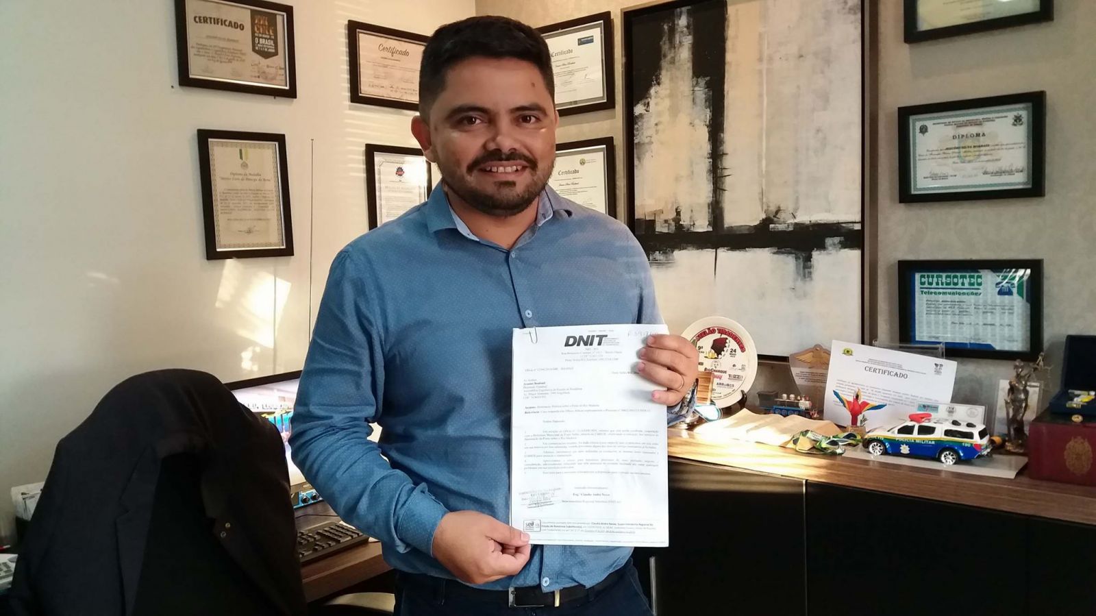 DEPUTADO JESUÍNO INTERCEDE E DNIT FIRMA PARCERIA COM PREFEITURA PARA ILUMINAR PONTE SOBRE O RIO MADEIRA - News Rondônia