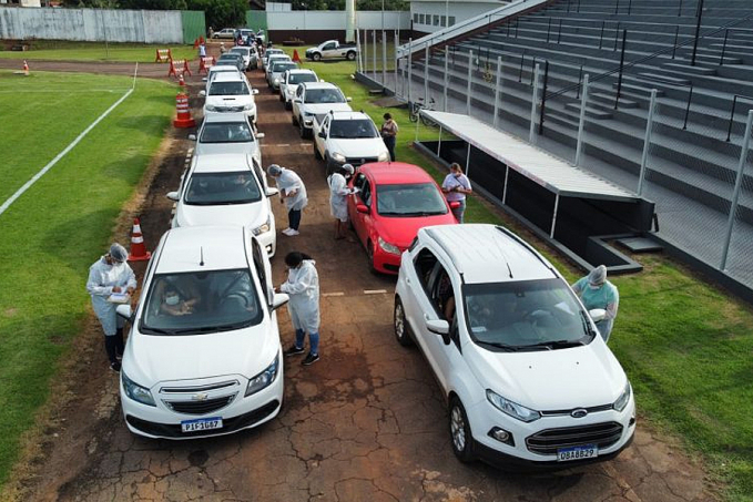 TESTAGEM RÁPIDA - Drive-thrus de testagem rápida em três municípios atenderam 2.548 pessoas nesta sexta-feira; 709 tiveram resultados positivos - News Rondônia