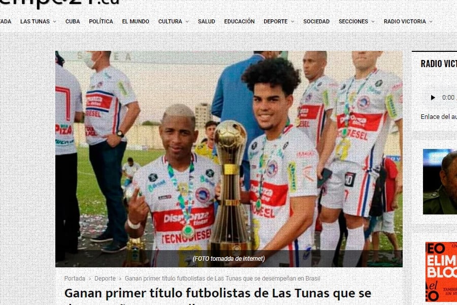 Jornais de Cuba dão destaque para vitória do Porto Velho Esporte Clube que tem jogadores cubanos no time - News Rondônia