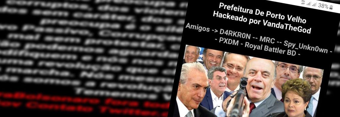 SITE DA PREFEITURA DE PORTO VELHO É HACKEADO - News Rondônia