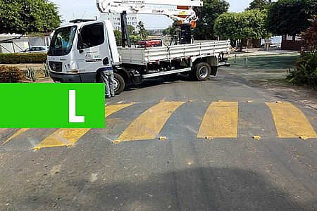 PREFEITURA REVITALIZA DEMARCAÇÃO VIÁRIA, FAIXAS E ESTACIONAMENTOS - News Rondônia