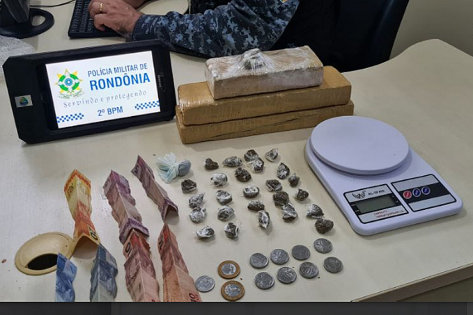 AUDÁCIA  Membro de facção criminosa abre boca de fumo a menos de 100 metros de quartel da PM e acaba preso - News Rondônia